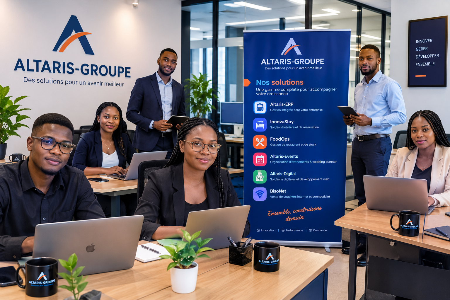 L'équipe ALTARIS GROUPE en action